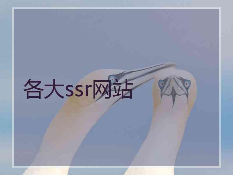 各大ssr网站